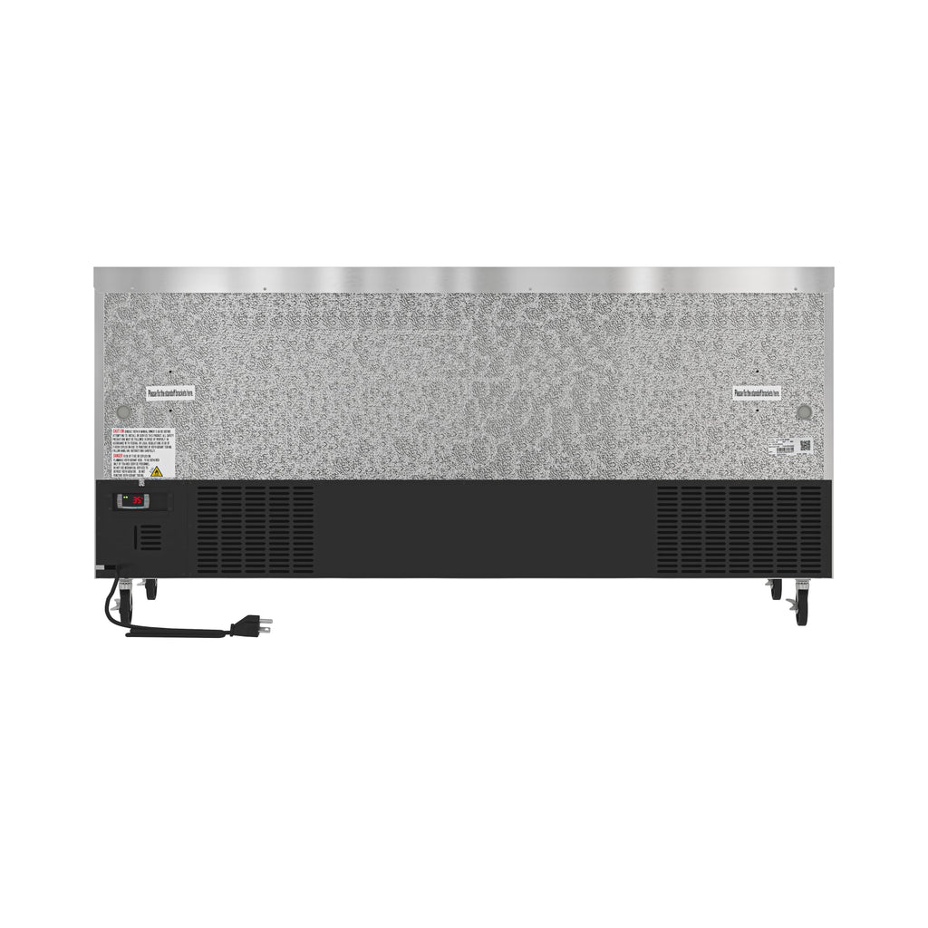 72 in. Three Door Commercial Undercounter Refrigerator 18 cu. ft.