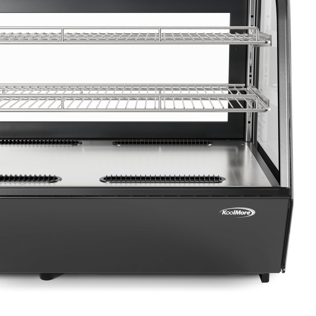60 in. Countertop Bakery Display Refrigerator in Black, 8 cu. ft.