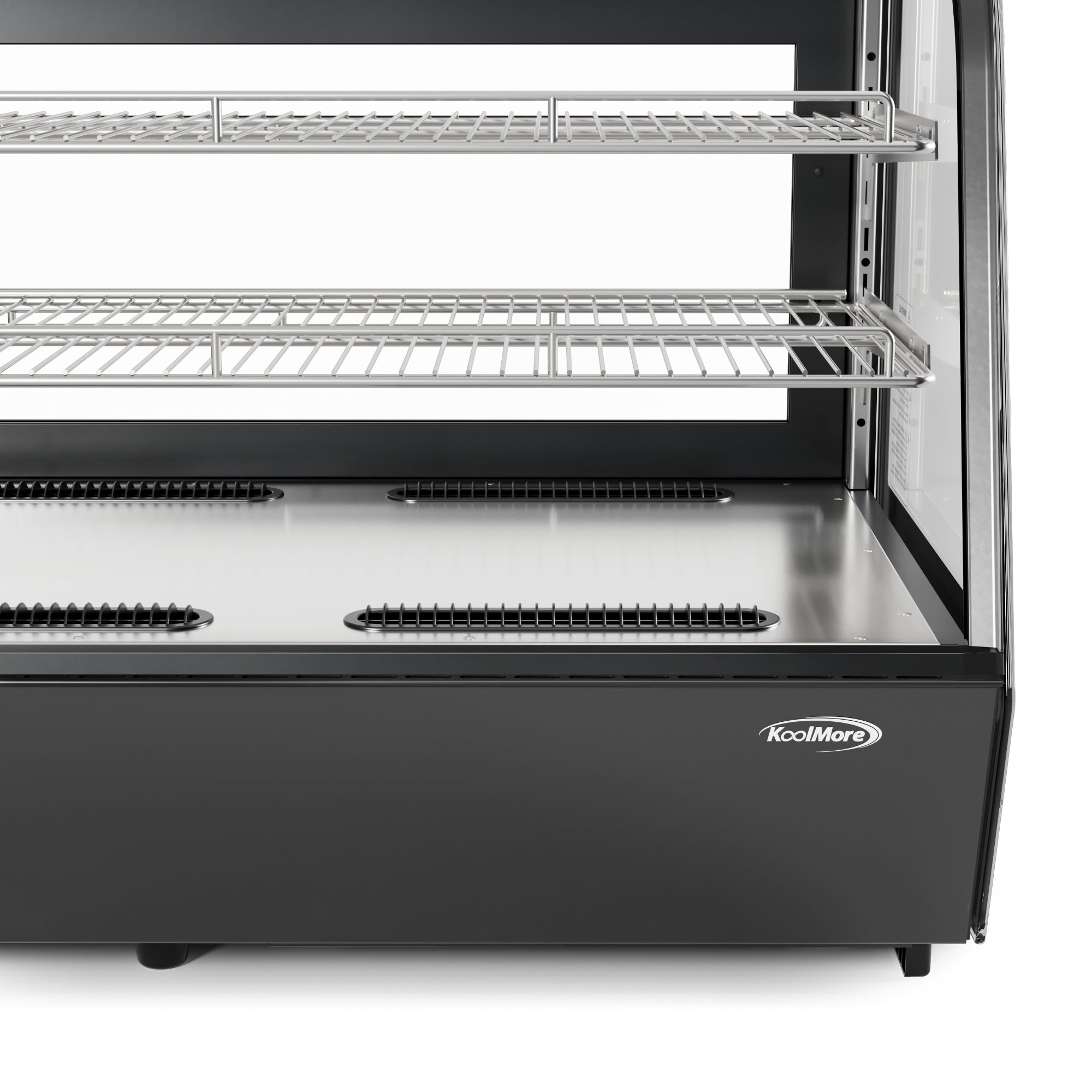 60 in. Countertop Bakery Display Refrigerator in Black, 8 cu. ft.