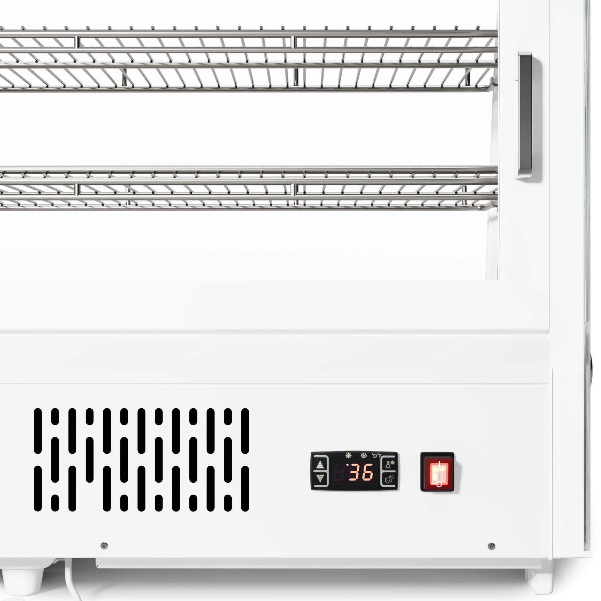 60 in. Countertop Bakery Display Refrigerator in White, 8 cu. ft.
