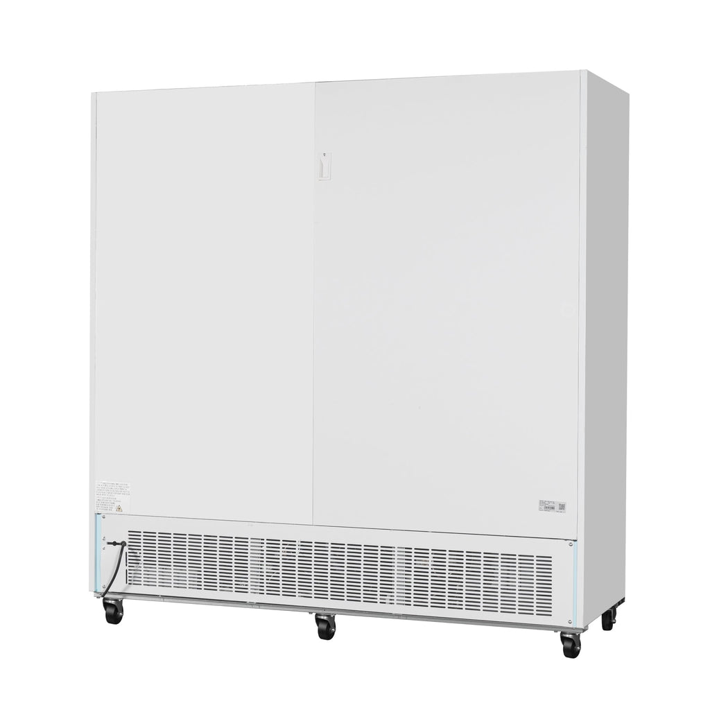 80 in. 3-Door Commercial Display Merchandiser Freezer 52 cu. ft. in White