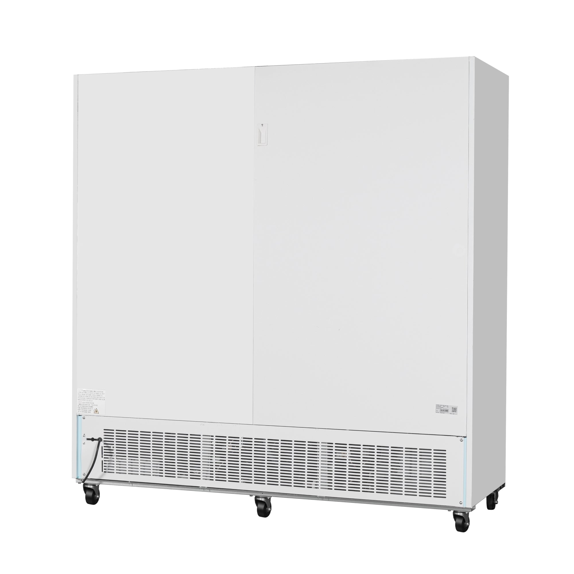 80 in. 3-Door Commercial Display Merchandiser Freezer 52 cu. ft. in White
