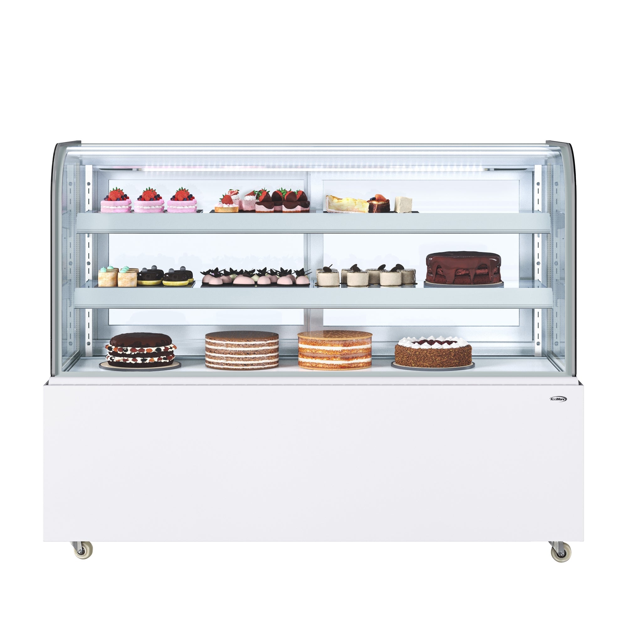 60 in. Refrigerated Bakery Display Case, 17.6 cu. ft. in White