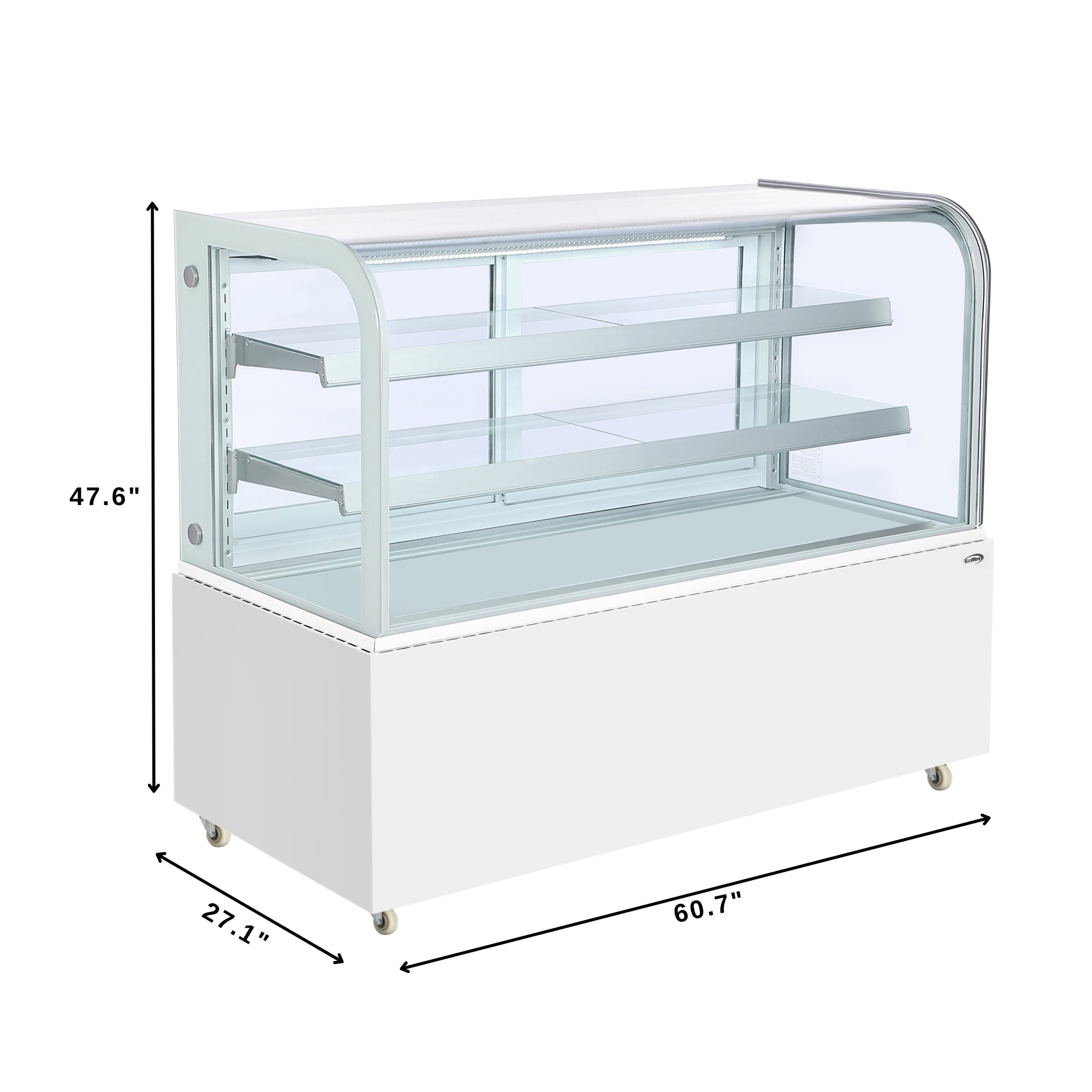 60 in. Refrigerated Bakery Display Case, 17.6 cu. ft. in White