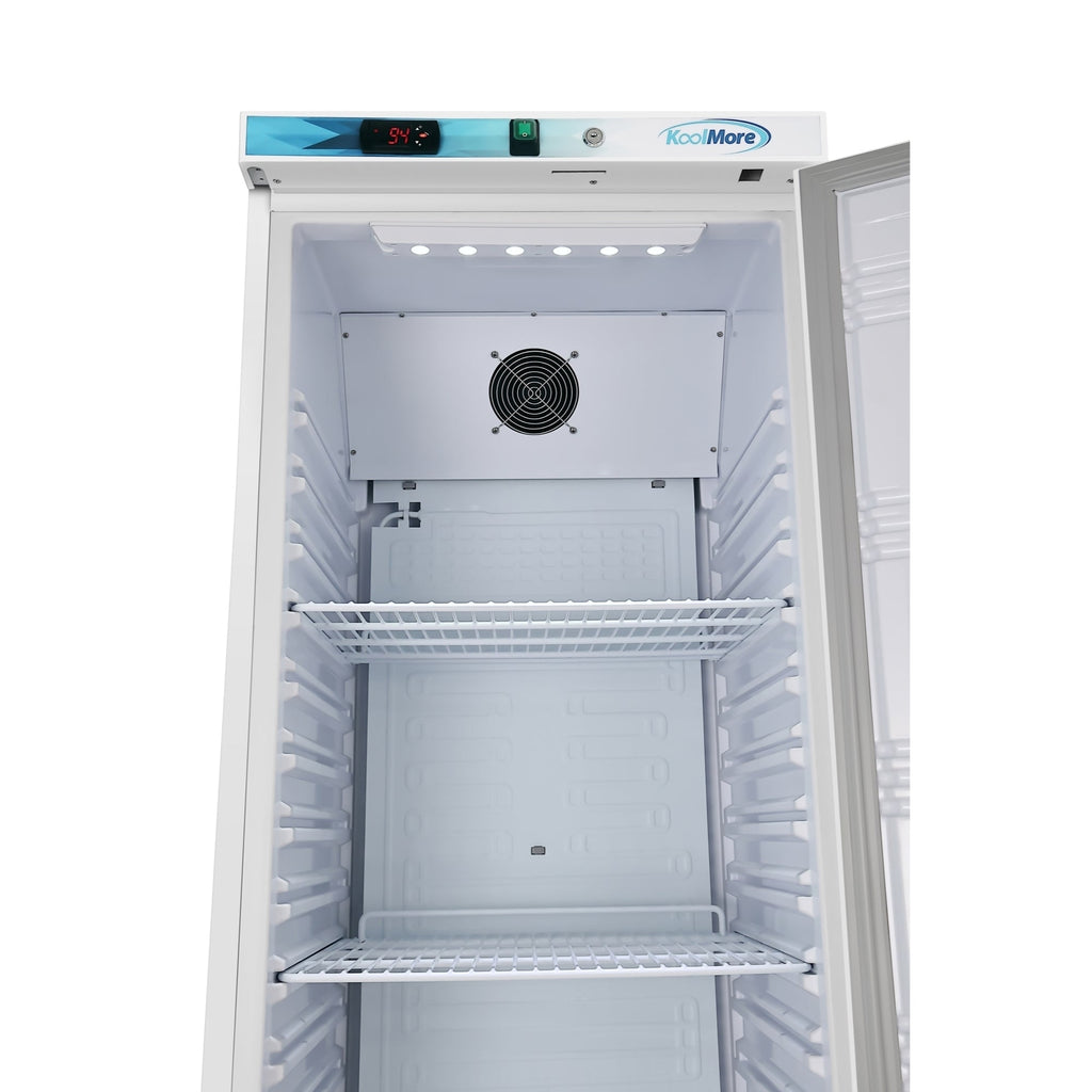 12 Cu. ft. Commercial Reach-in Refrigerator in White with Manual Defrost