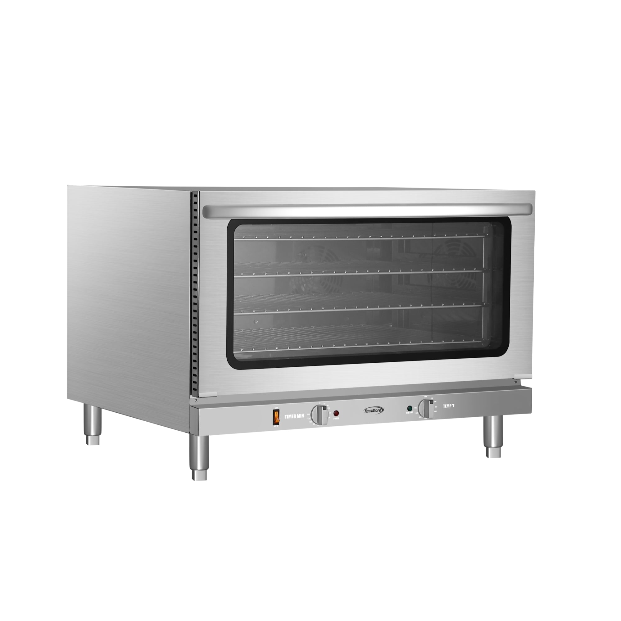 32 in. Countertop Convection Oven, Holds Full Size Pans, 4 Racks and 3500W of Power, 240V in Stainless-Steel