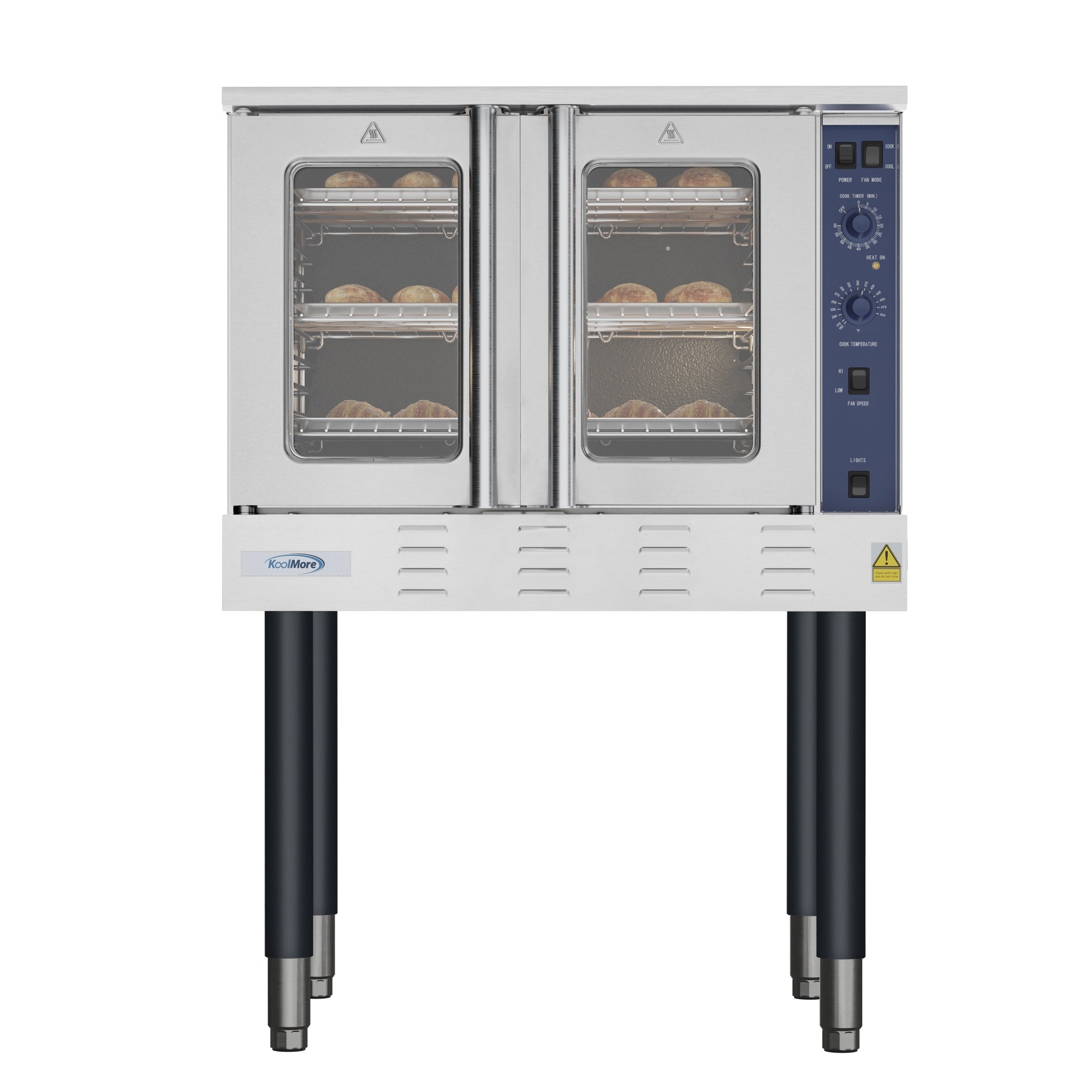38 in. Full Size Single Deck Commercial LP Convection Oven 54,000 BTU