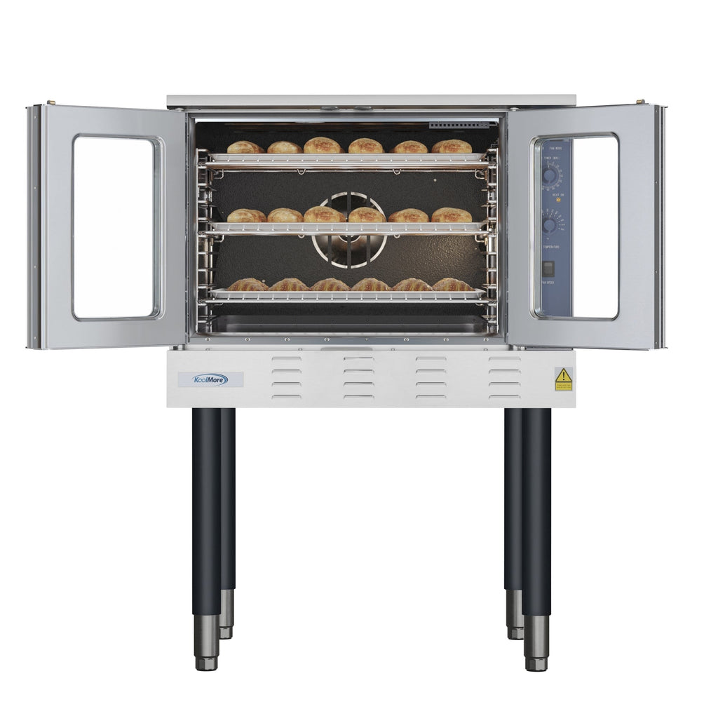 38 in. Full Size Single Deck Commercial LP Convection Oven 54,000 BTU