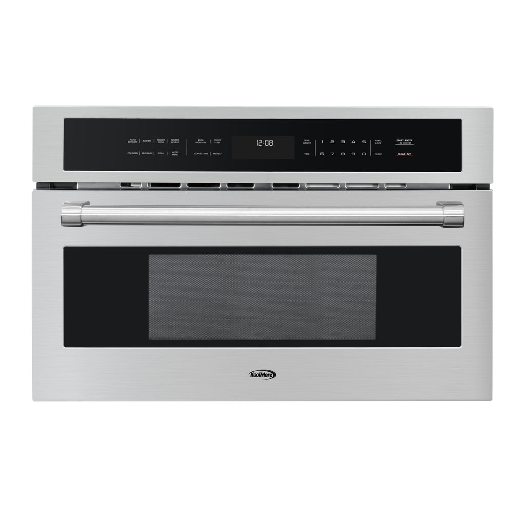 30 in. Built-In Microwave with Convection Oven and Air Fryer, 1.6 cu. ft. Capacity in Stainless-Steel