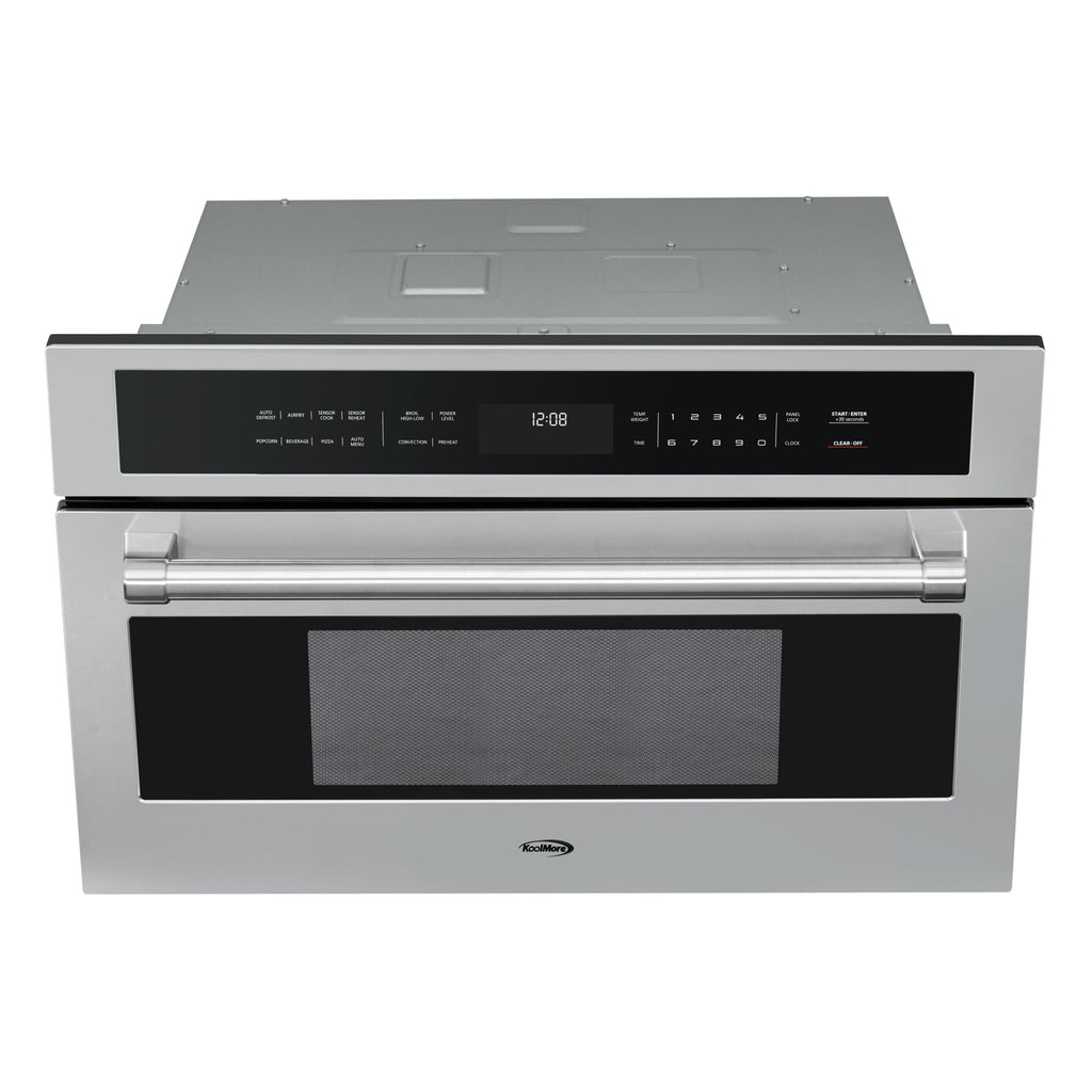 30 in. Built-In Microwave with Convection Oven and Air Fryer, 1.6 cu. ft. Capacity in Stainless-Steel