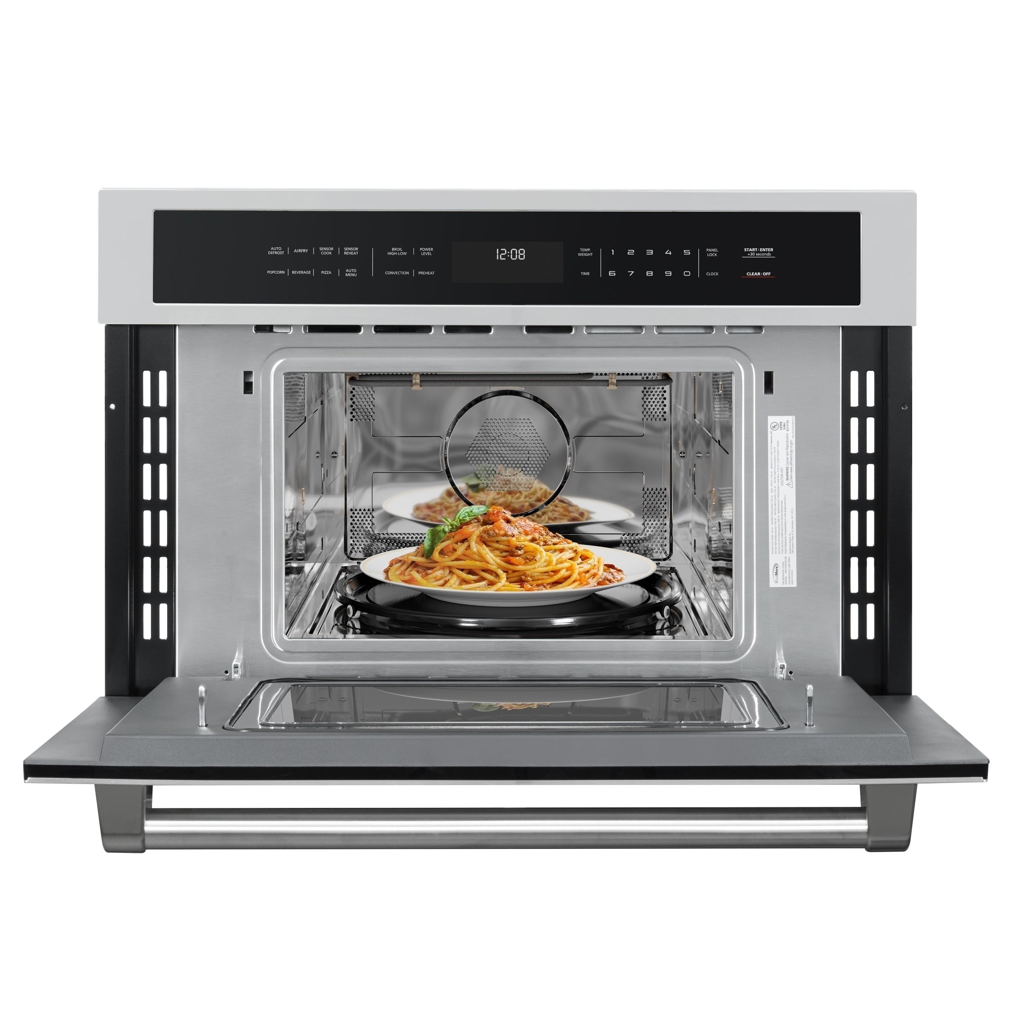 30 in. Built-In Microwave with Convection Oven and Air Fryer, 1.6 cu. ft. Capacity in Stainless-Steel