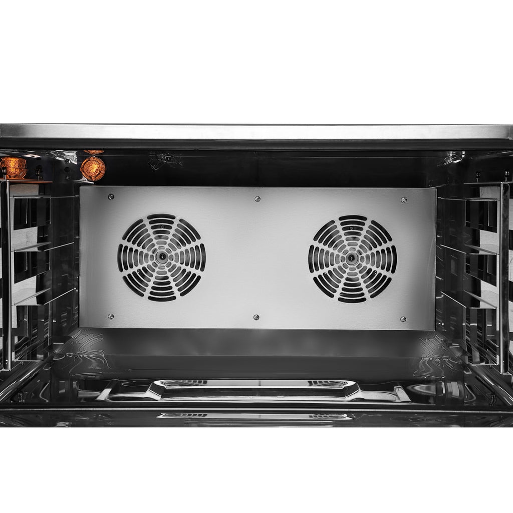 32 in. Countertop Convection Oven, Holds Full Size Pans, 4 Racks and 3500W of Power, 240V in Stainless-Steel