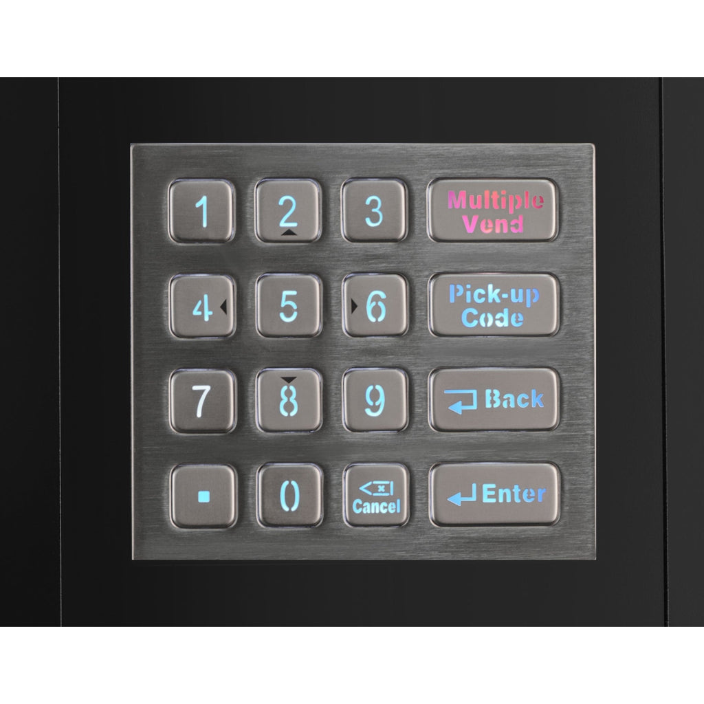 Refrigerated Snack and Drink Vending Machine with 36 Slots with Bill and Coin Acceptor in Black