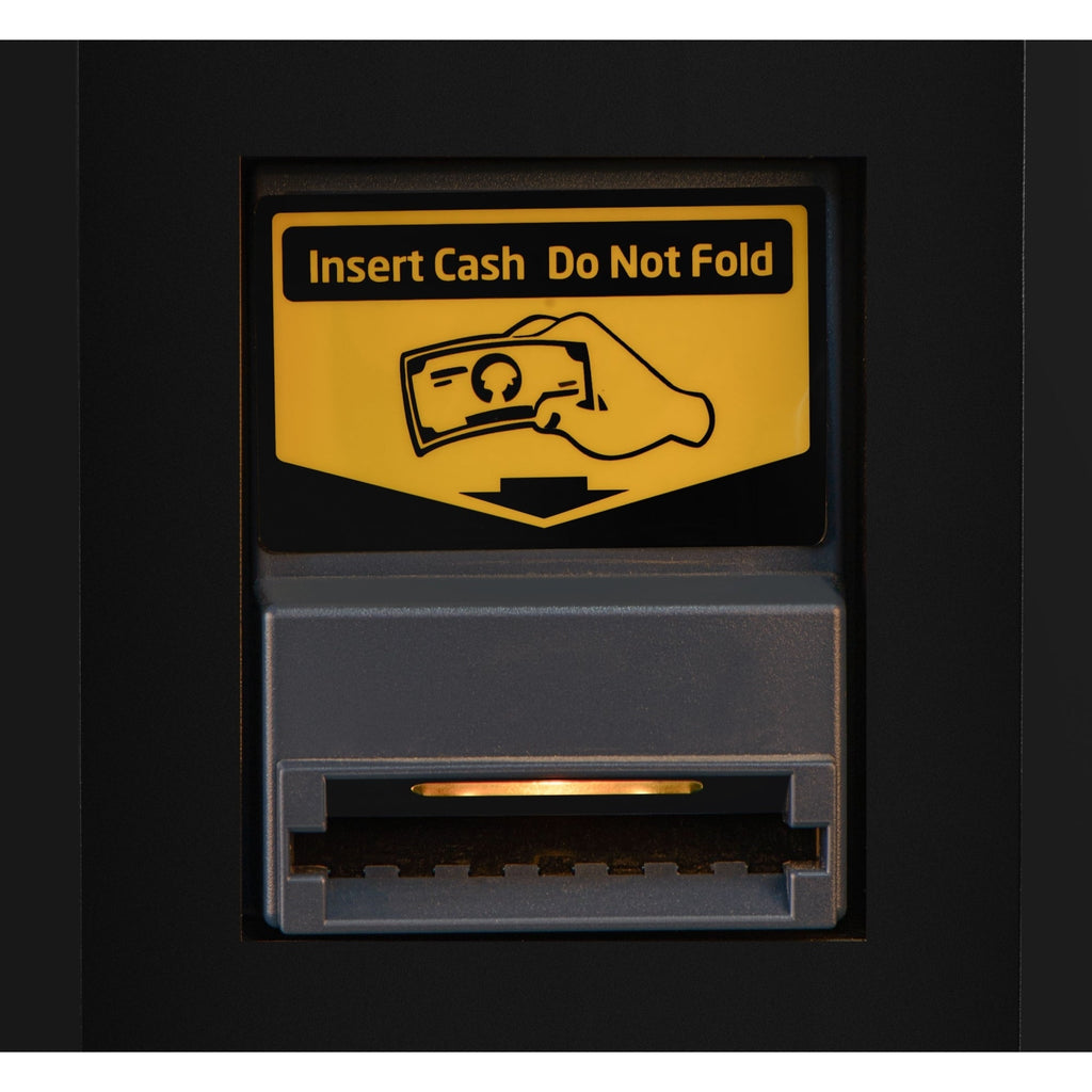 Refrigerated Snack and Drink Vending Machine with 36 Slots with Bill and Coin Acceptor in Black