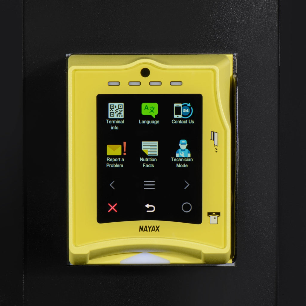 Refrigerated Snack and Drink Vending Machine with 60 Slots, Credit Card Reader and Coin/Bill Acceptor in Black
