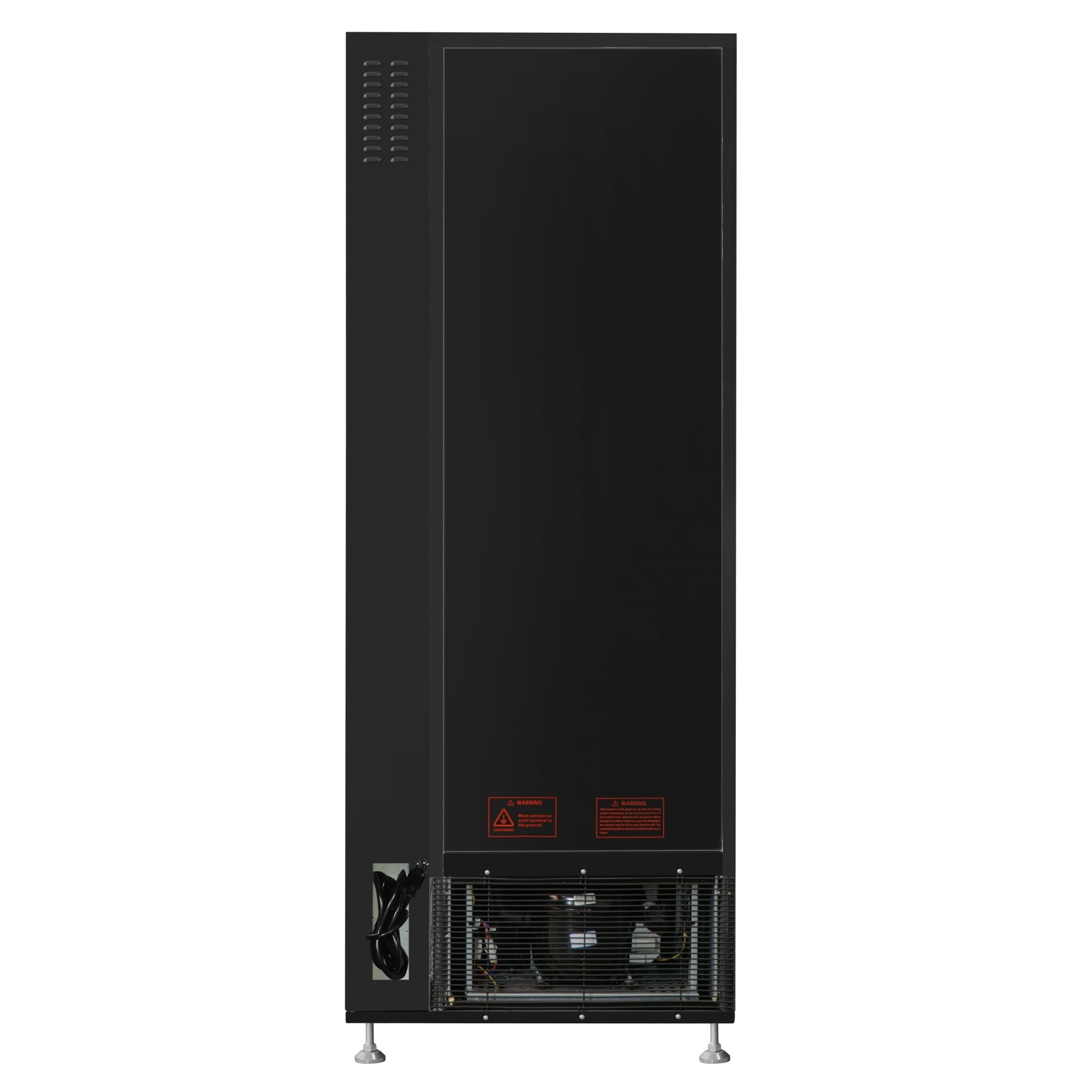 Refrigerated Snack and Drink Vending Machine with 36 Slots Featuring a Credit Card Reader and Coin/Bill Acceptor in Black