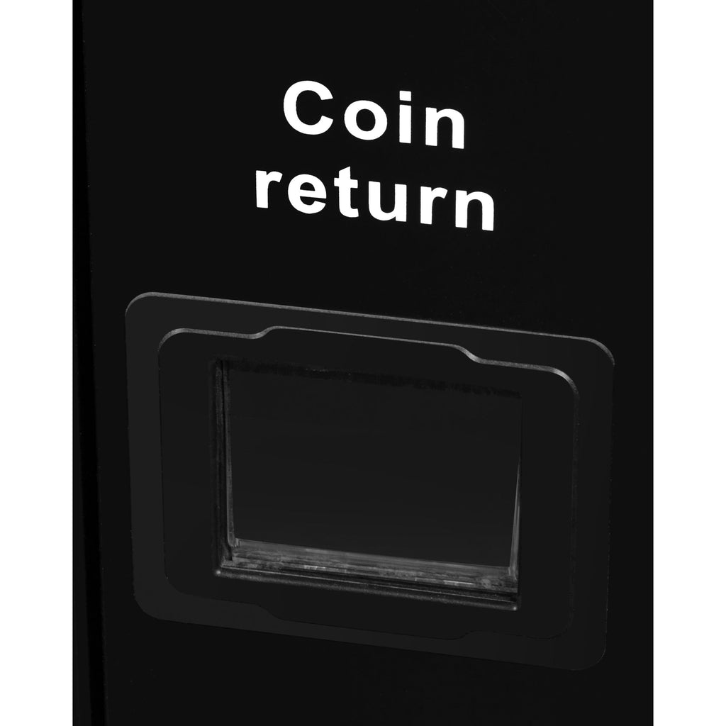 Refrigerated Snack and Drink Vending Machine with 60 Slots and Coin/Bill Acceptor in Black
