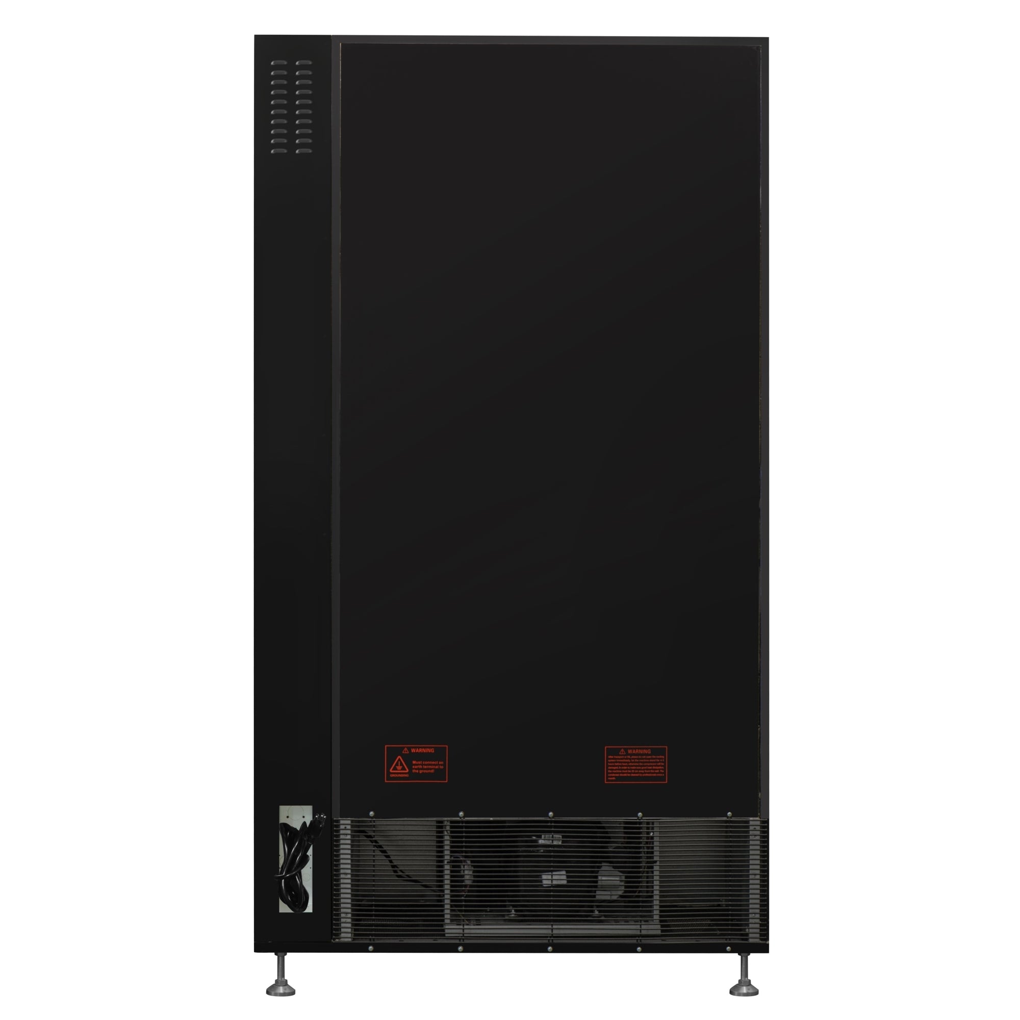 Refrigerated Snack and Drink Vending Machine with 60 Slots and Coin/Bill Acceptor in Black