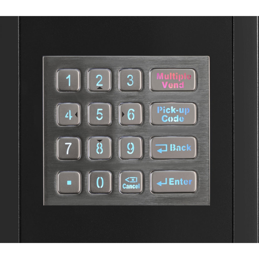 Refrigerated Snack and Drink Vending Machine with 60 Slots, Bill Acceptor and Credit Card Reader in Black