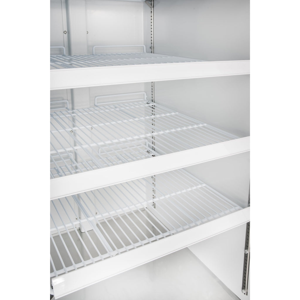 27 in. Commercial One Glass Door Convertible Reach-In Refrigerator/Freezer with 23 Cu. Ft. Capacity in Stainless Steel, ETL Listed