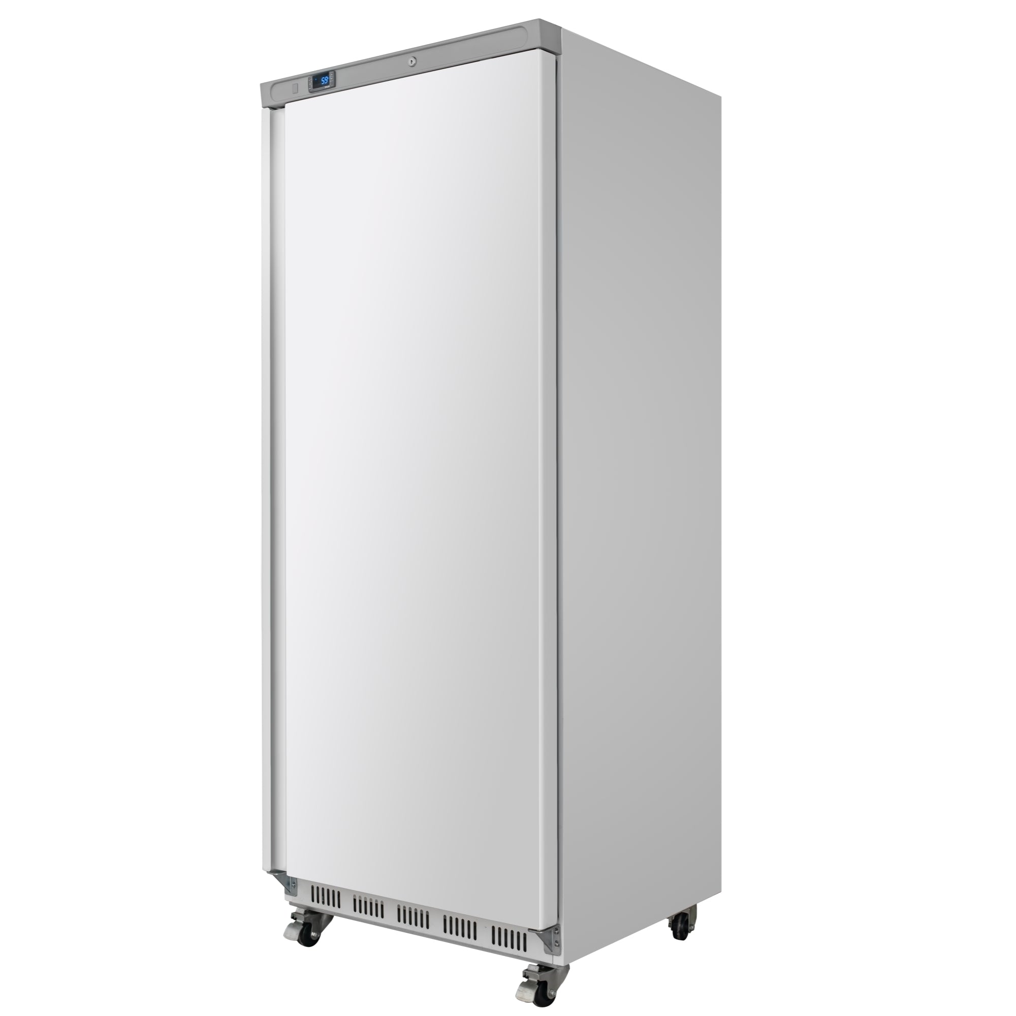 28 in. Commercial One Door Convertible Reach-In Refrigerator/Freezer with 25 Cu. Ft. Capacity in White, ETL Listed