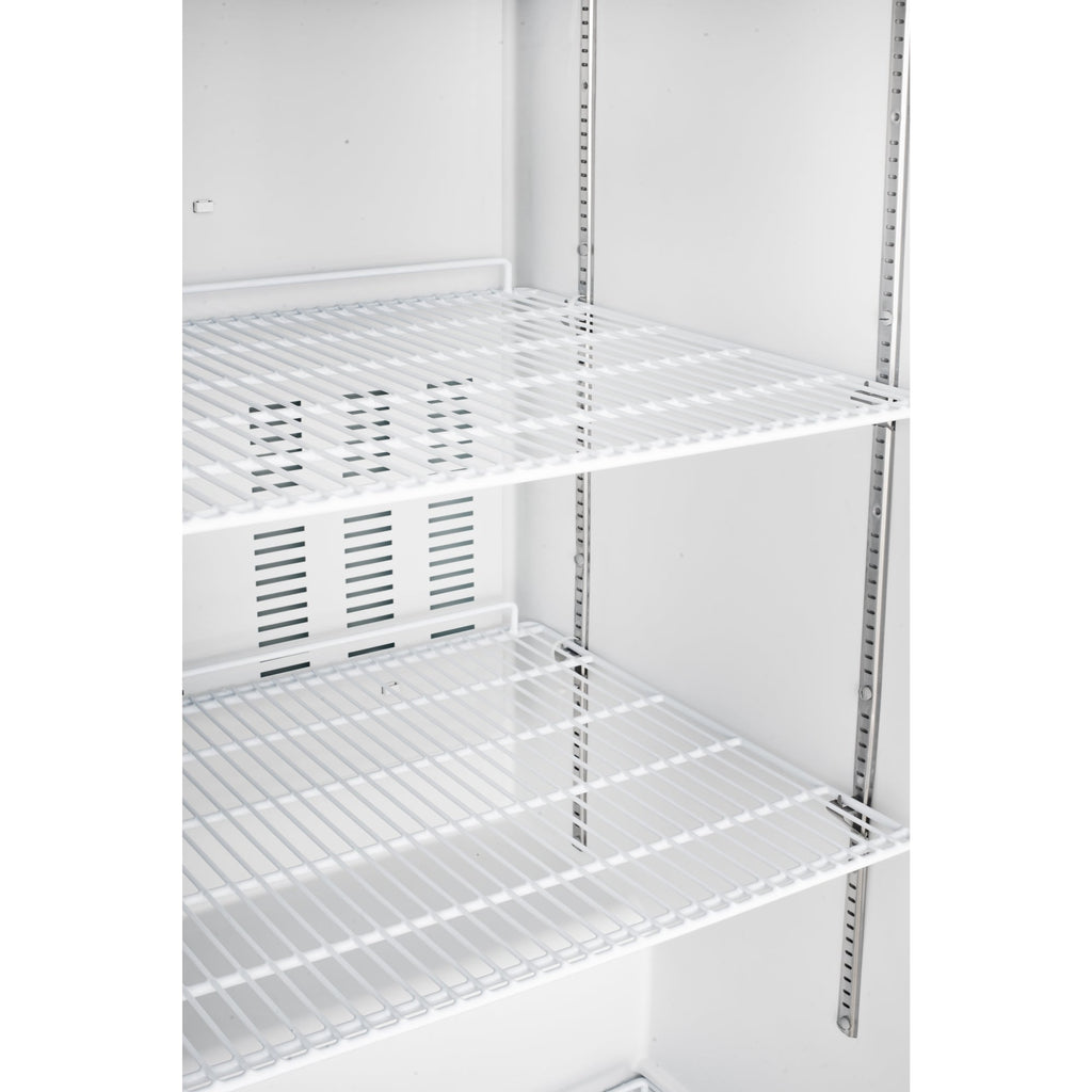 28 in. Commercial One Door Convertible Reach-In Refrigerator/Freezer with 25 Cu. Ft. Capacity in White, ETL Listed