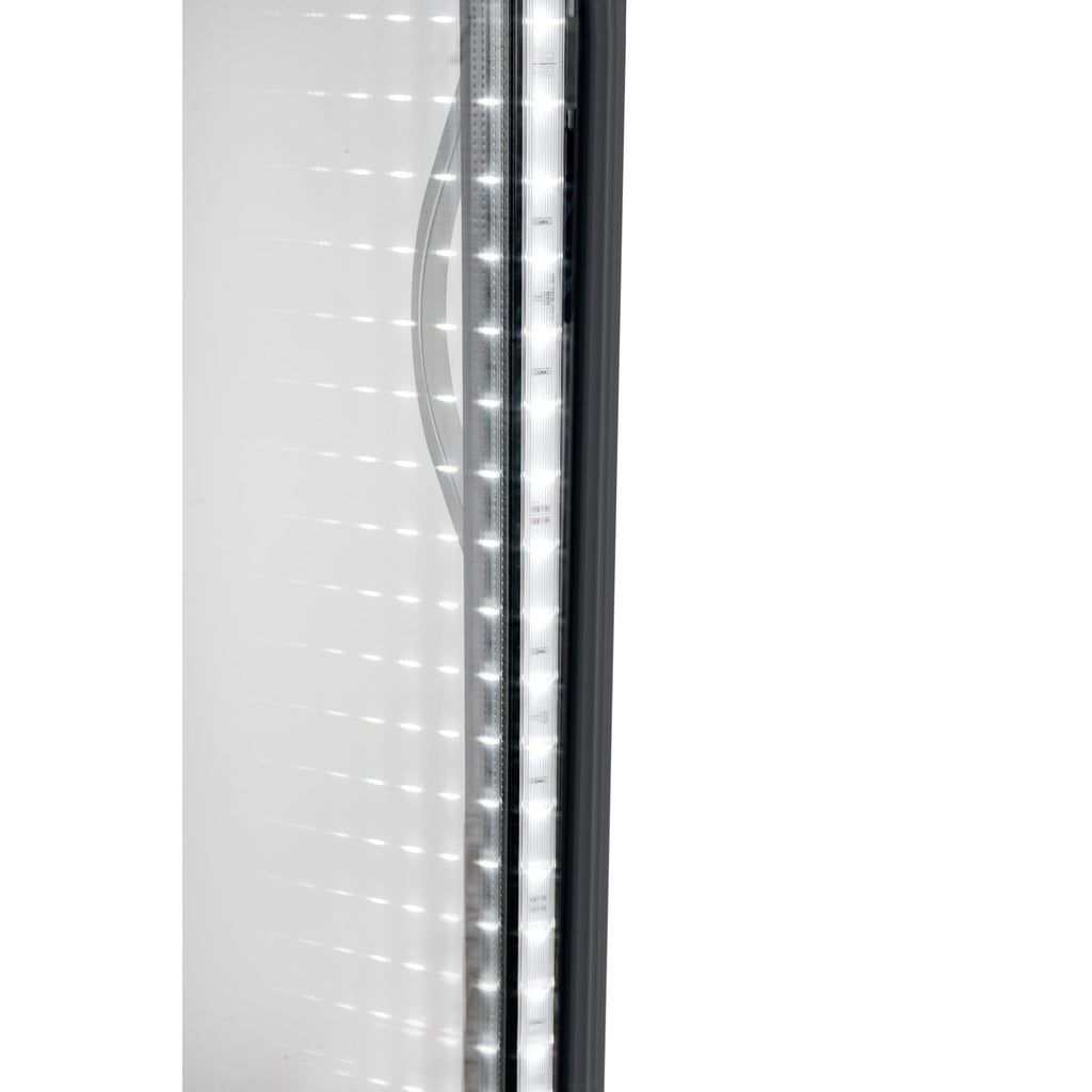 54 in. Commercial Two Glass Door Convertible Reach-In Refrigerator/Freezer with 49 Cu. Ft. Capacity in Stainless Steel, ETL Listed
