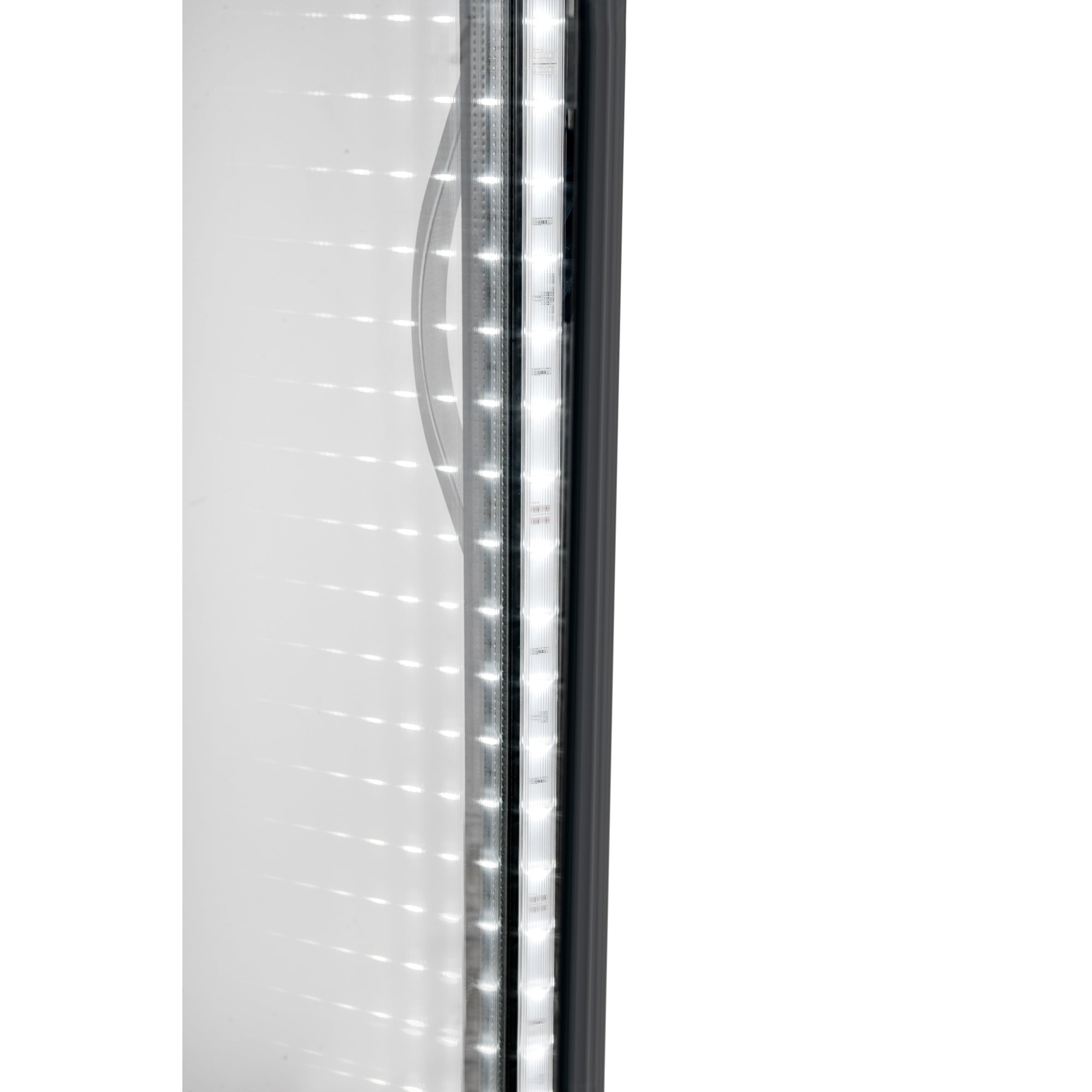 54 in. Commercial Two Glass Door Convertible Reach-In Refrigerator/Freezer with 49 Cu. Ft. Capacity in Stainless Steel, ETL Listed