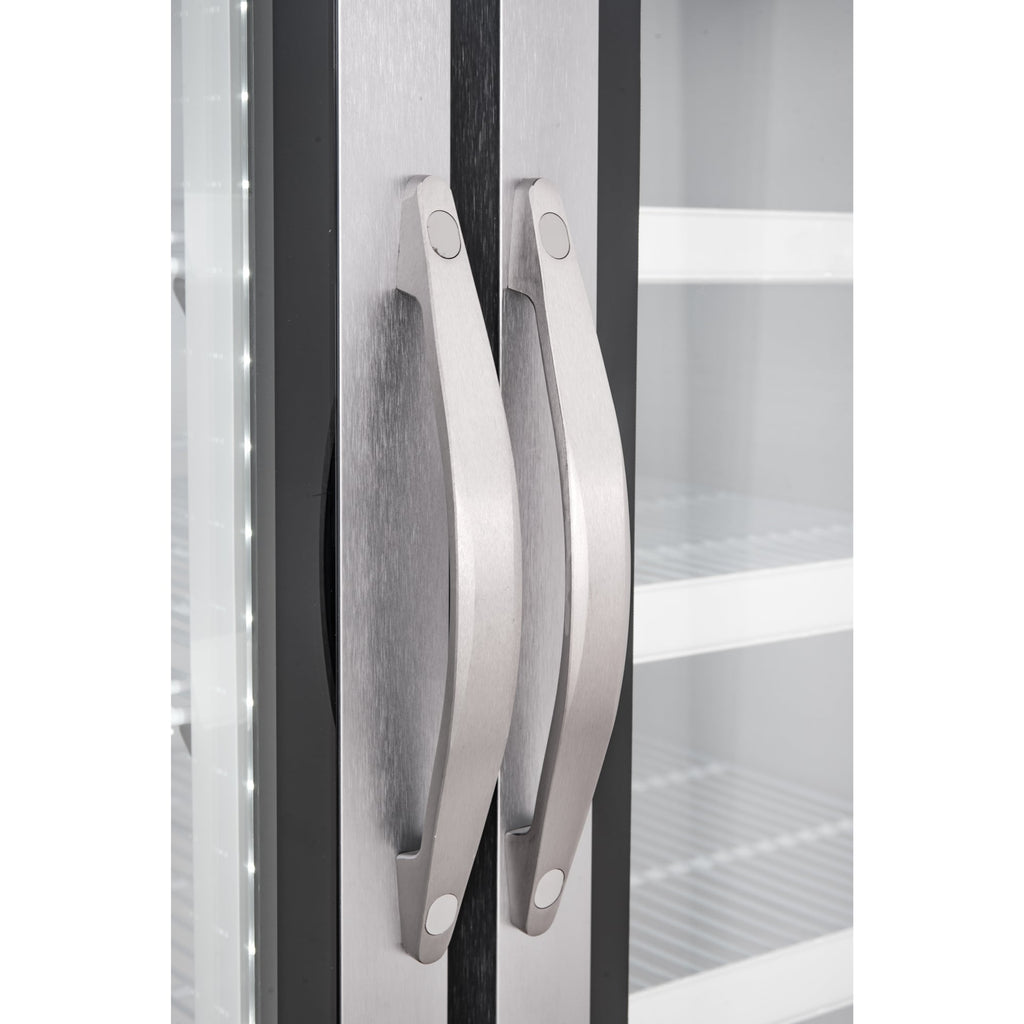 54 in. Commercial Two Glass Door Convertible Reach-In Refrigerator/Freezer with 49 Cu. Ft. Capacity in Stainless Steel, ETL Listed