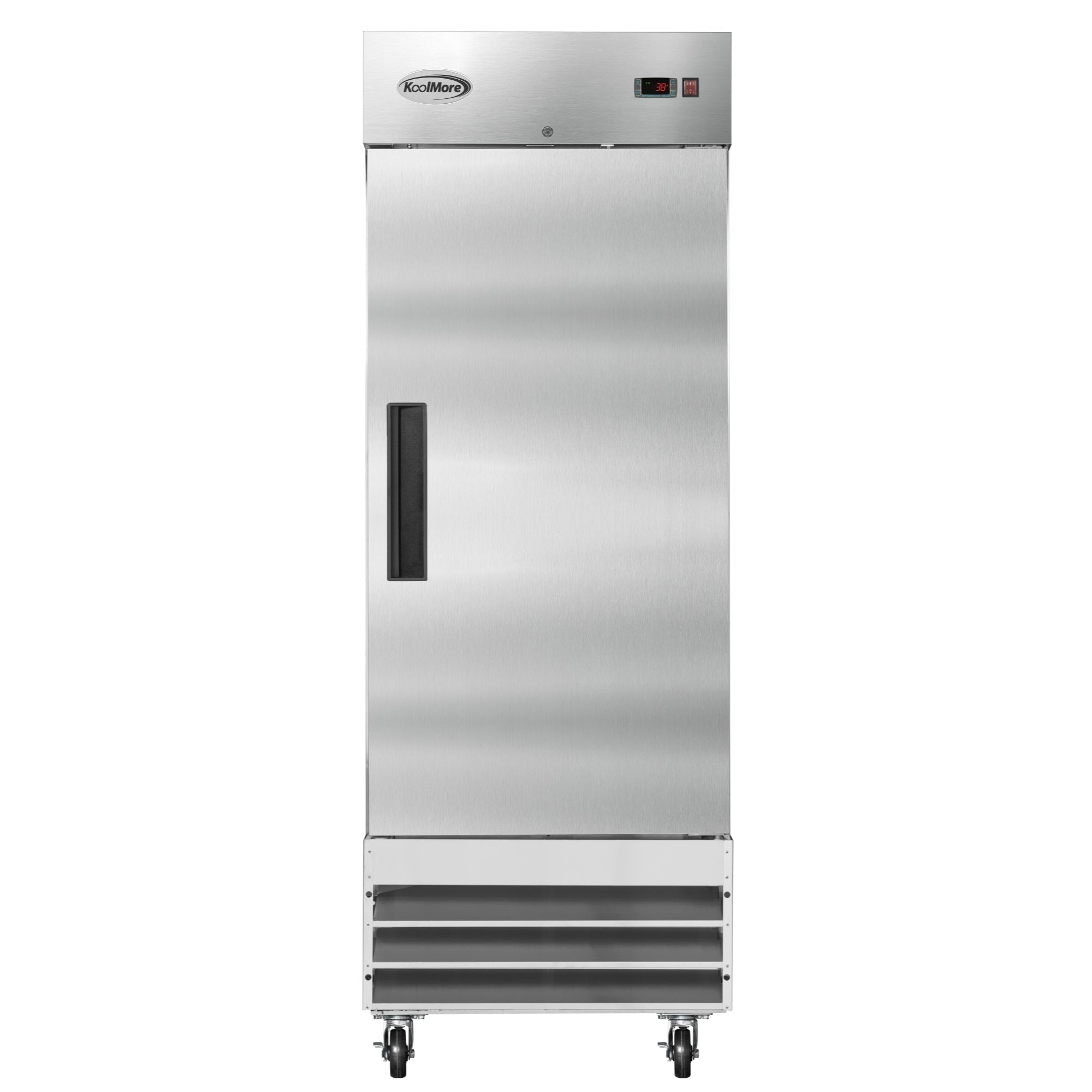 29 in. One Door Commercial Reach-in Refrigerator, 23 cu. ft. in Stainless-Steel