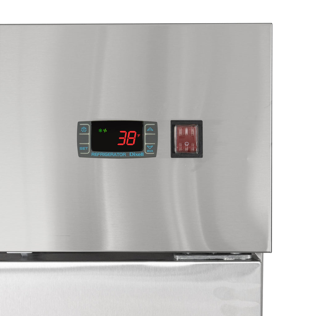 29 in. One Door Commercial Reach-in Refrigerator, 23 cu. ft. in Stainless-Steel
