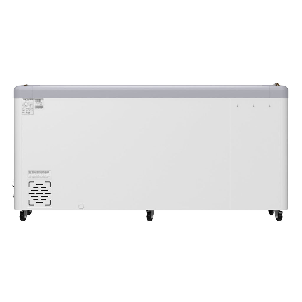 70 in. 14-Pan Gelato Dipping Cabinet Display Freezer with Sliding Glass Door, 20 cu. ft.