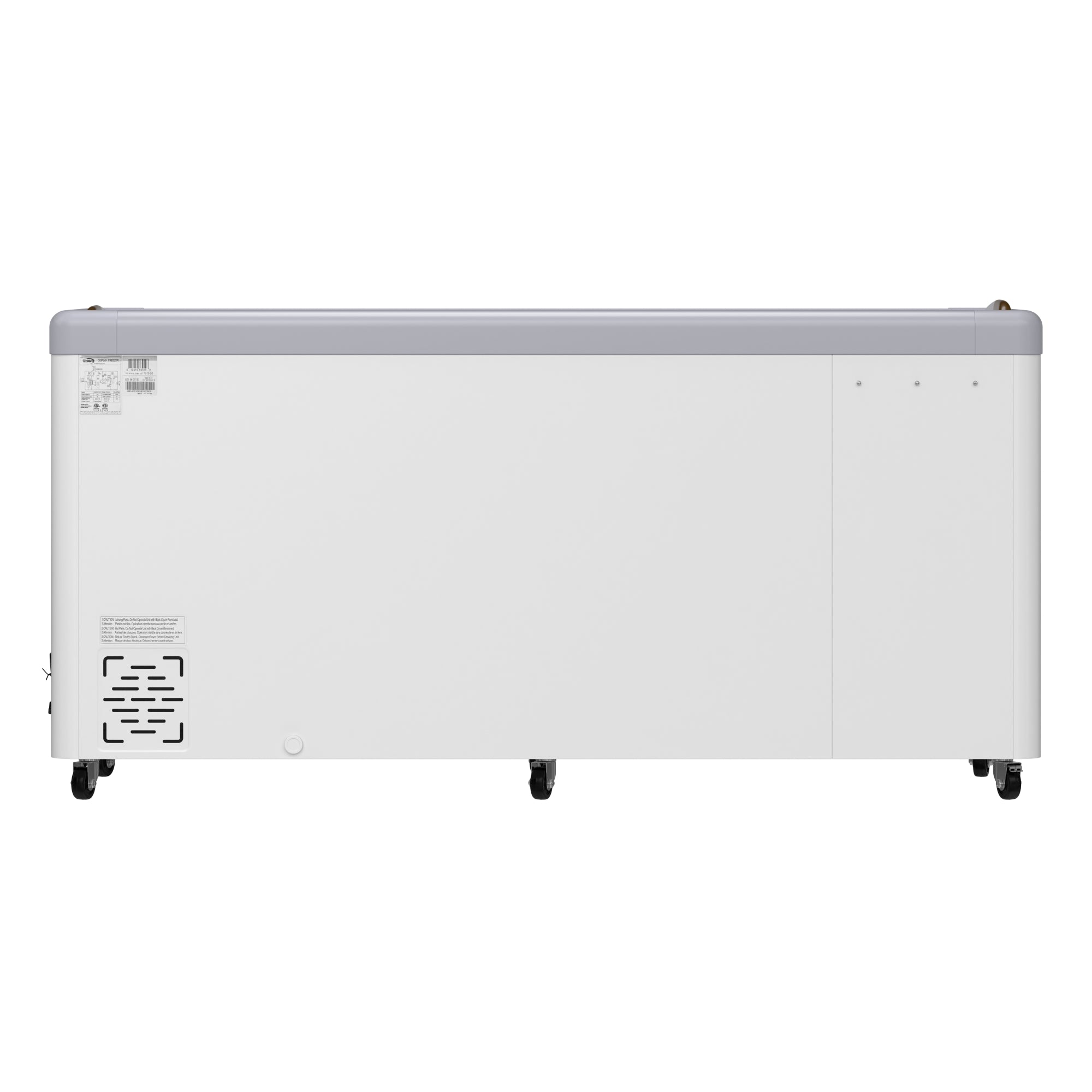 70 in. 14-Pan Gelato Dipping Cabinet Display Freezer with Sliding Glass Door, 20 cu. ft.