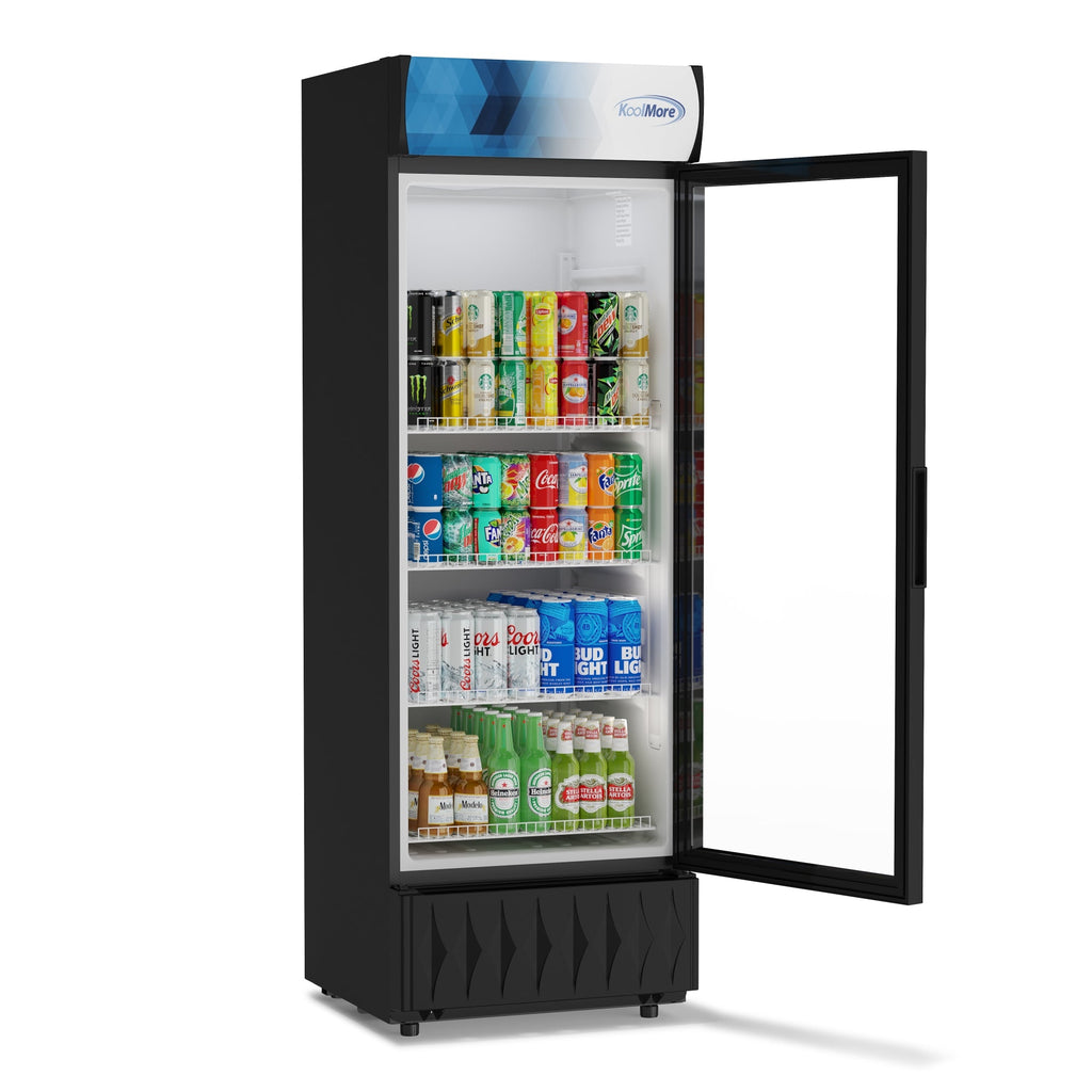 24 in. One-Door Merchandiser Refrigerator - 12 Cu Ft. - Wrap