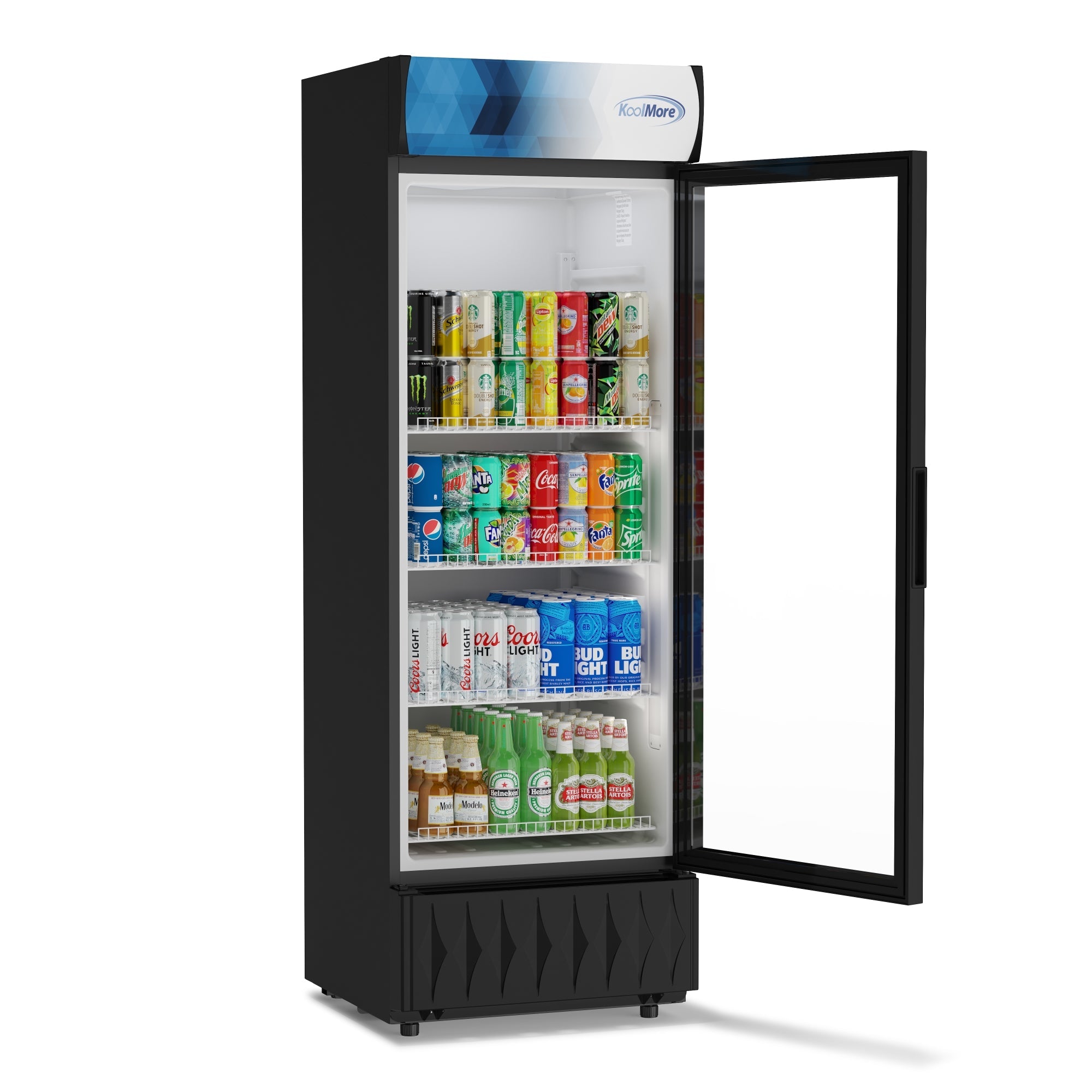 24 in. One-Door Merchandiser Refrigerator - 12 Cu Ft. - Wrap