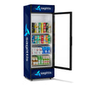 24 in. One-Door Merchandiser Refrigerator - 12 Cu Ft. - Wrap