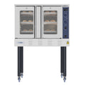 38 in. Full Size Single Deck Commercial LP Convection Oven 54,000 BTU With Casters