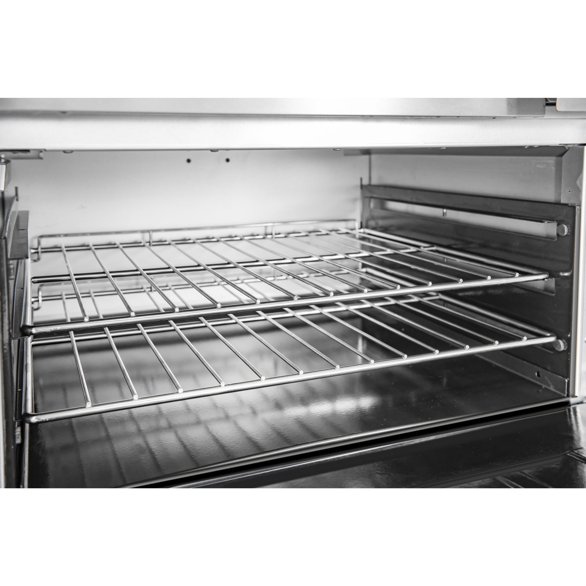 36 in. Commercial Oven with Griddle Top, 90000 BTU in Stainless-Steel