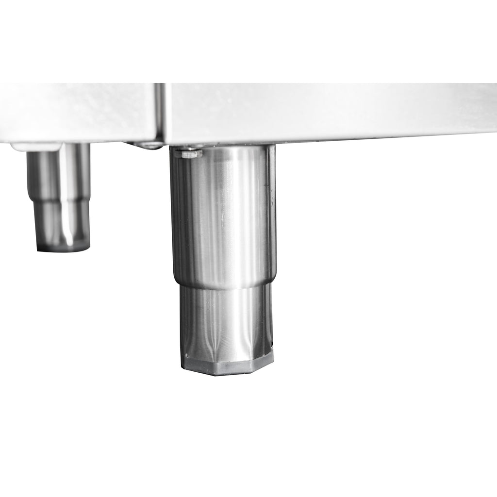 36 in. Commercial Oven with Griddle Top, 90000 BTU in Stainless-Steel
