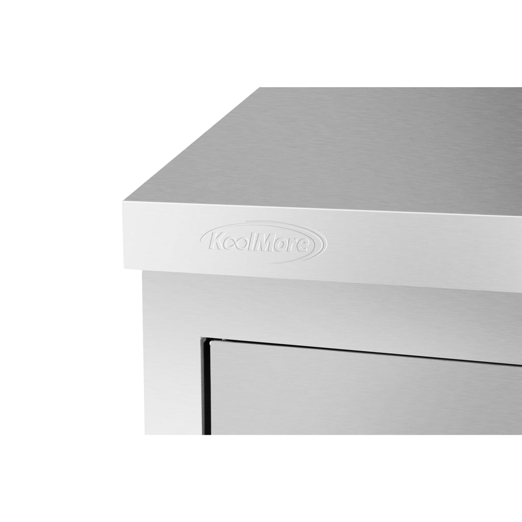 60 in. Kitchen Wall Cabinet with Hinged Doors and 2 shelves in Stainless-Steel