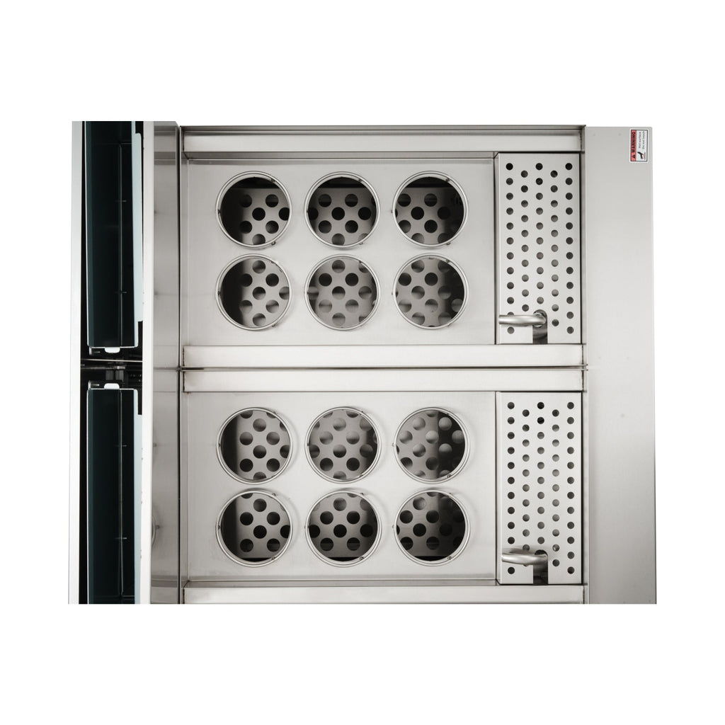 22-Gallon Natural Gas Pasta Cooker with 12 Baskets and 140,000 BTU in Stainless-Steel