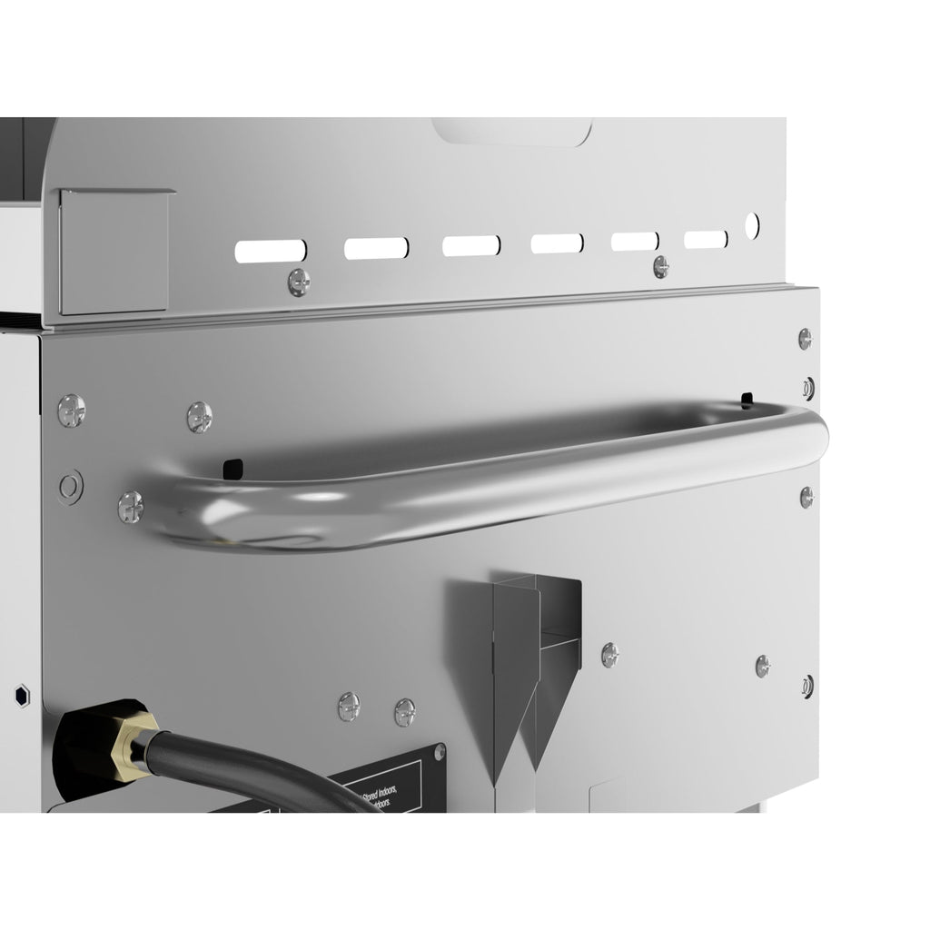 60 in. 8-Burner Commercial Outdoor Propane Gas Grill with 30 in. Griddle and 30 in. Pizza Oven in Stainless-Steel, ETL Listed