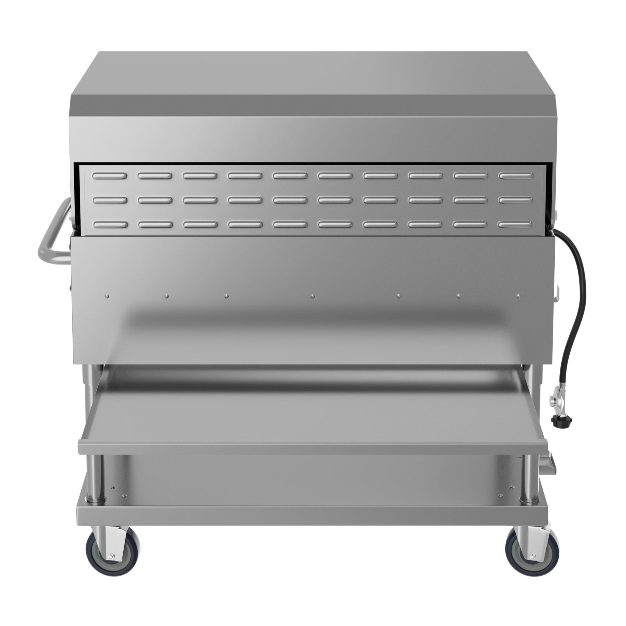 48 in. Commercial Outdoor Propane Gas Grill with Roll Dome Cover, ETL Listed in Stainless-Steel