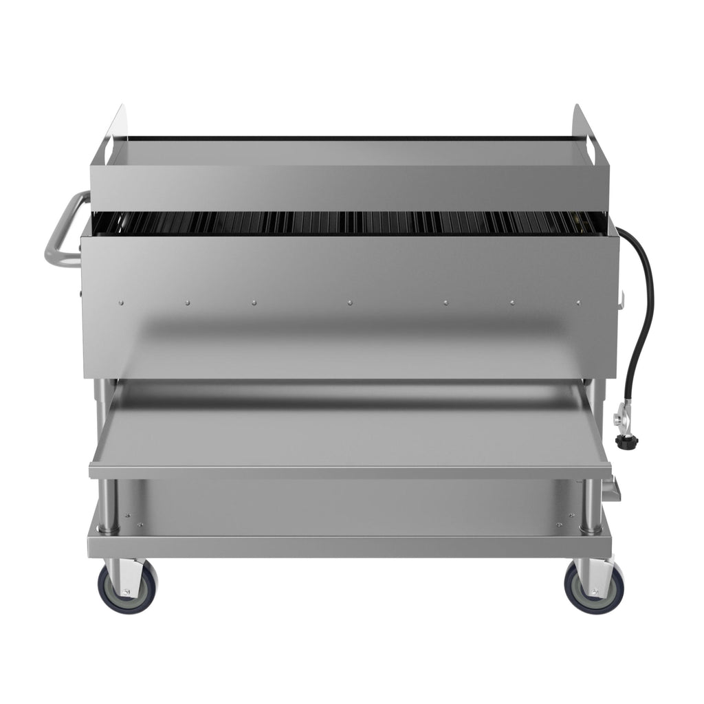 48 in. Commercial Outdoor Propane Gas Grill with Griddle, ETL Listed in Stainless-Steel