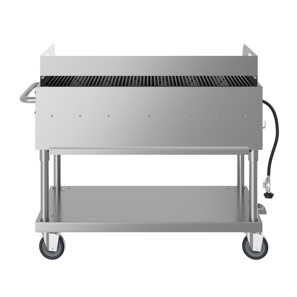 48 in. Commercial Outdoor Propane Gas Grill with Griddle, ETL Listed in Stainless-Steel