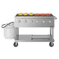 48 in. Commercial Mobile Outdoor Grill Stainless Steel, ETL Listed in Stainless-Steel