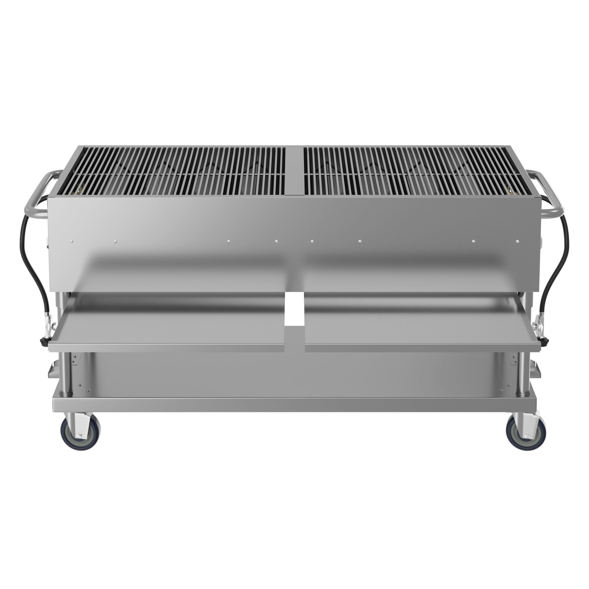 60 in. Commercial Mobile Outdoor Propane Gas Grill, ETL Listed in Stainless-Steel
