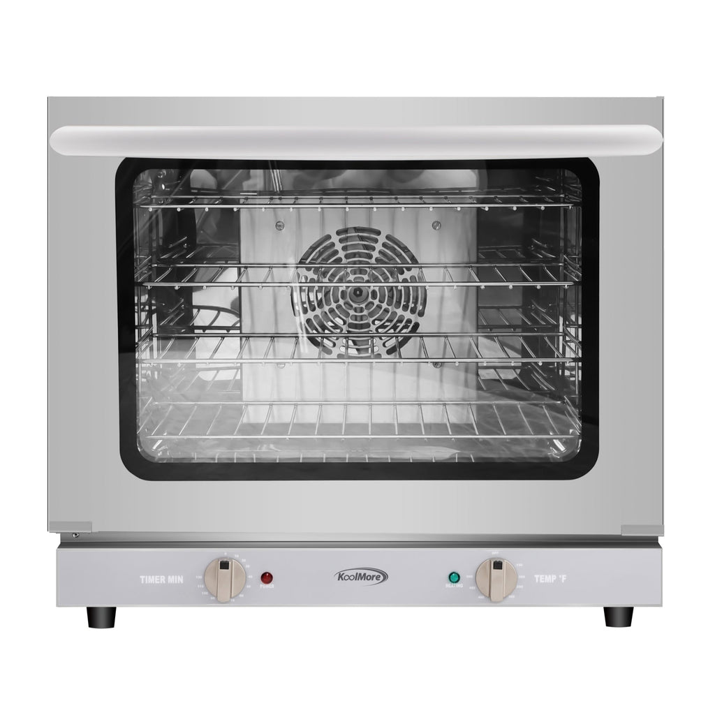 23 in. Countertop Convection Oven for Half-Size Pans with 4 Racks and 2800W of Power in Stainless-Steel - 208/240V, 2.3 cu. ft.