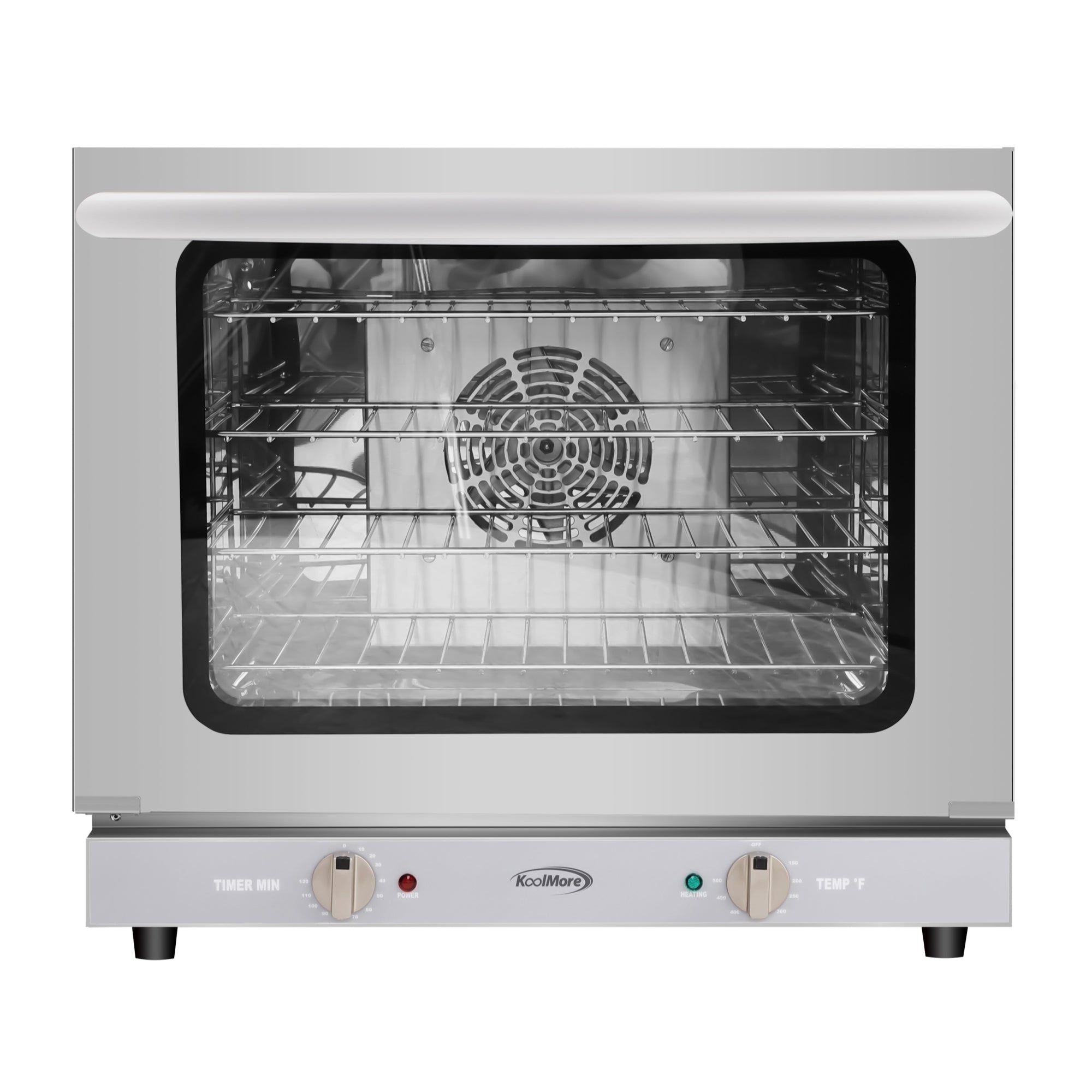 23 in. Countertop Convection Oven for Half-Size Pans with 4 Racks and 2800W of Power in Stainless-Steel - 208/240V, 2.3 cu. ft.