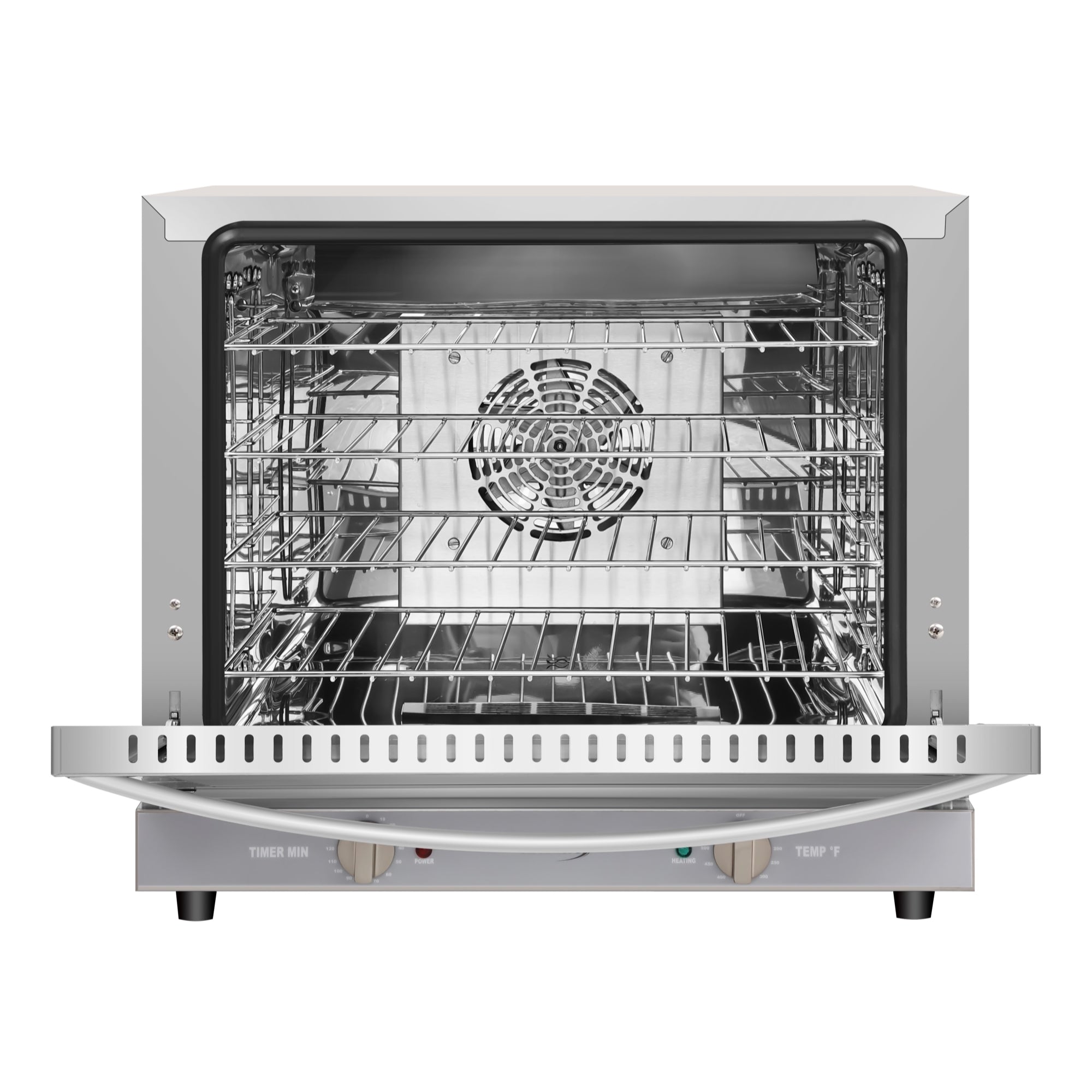 23 in. Countertop Convection Oven for Half-Size Pans with 4 Racks and 2800W of Power in Stainless-Steel - 208/240V, 2.3 cu. ft.